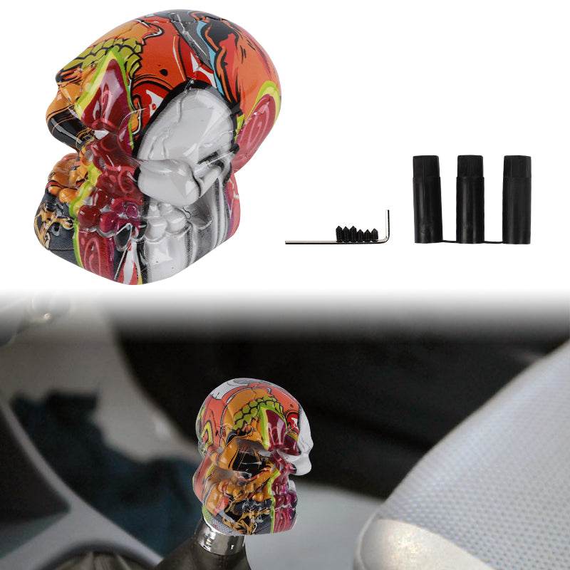 Brand New Universal V4 Skull Head Style Design Car Manual Stick Shifte – JK  Racing Inc