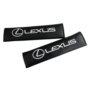 Brand New Universal 2PCS LEXUS Carbon Fiber Car Seat Belt Covers Shoul – JK  Racing Inc