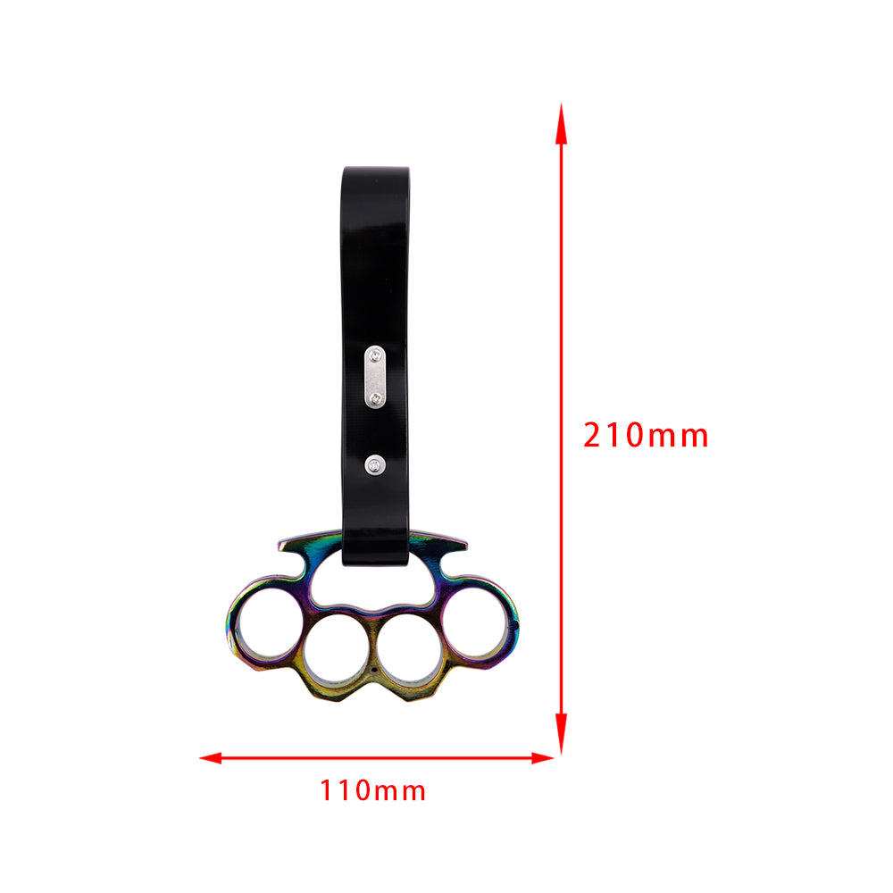 Plastic Knuckle Duster Belt Buckle with Prong Attachment