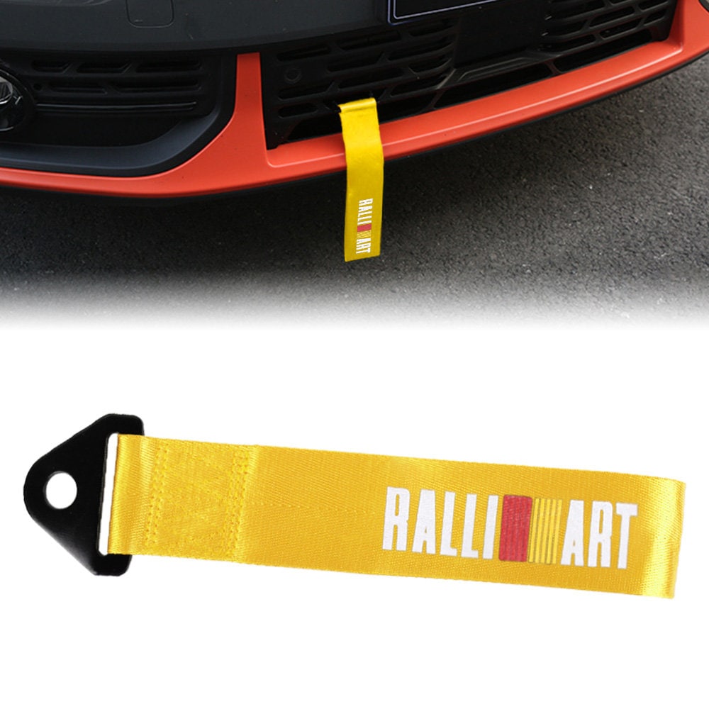 Brand New Ralliart High Strength Gold Tow Towing Strap Hook For