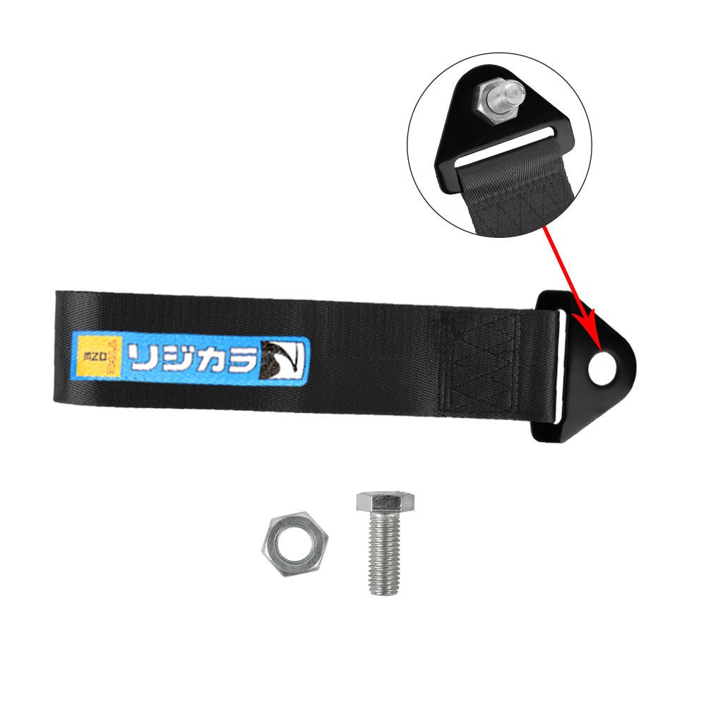 Brand New Universal HKS Race High Strength Red Tow Towing Strap Hook F – JK  Racing Inc
