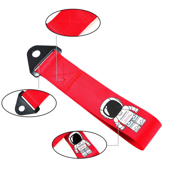Brand New Supreme Race High Strength Red Tow Towing Strap Hook For