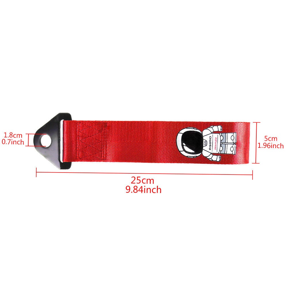 Brand New Camaro Race High Strength Red Tow Towing Strap Hook For