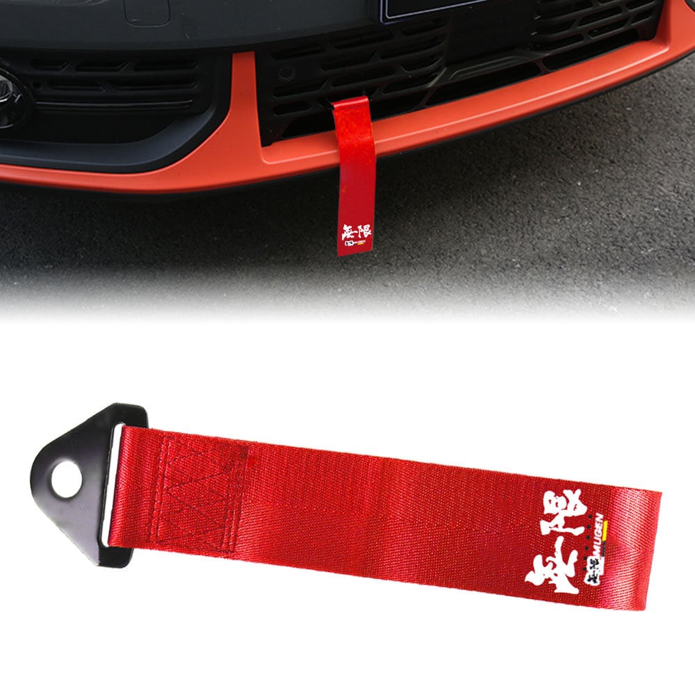 Brand New Mugen Race High Strength Red Tow Towing Strap Hook For Front – JK  Racing Inc