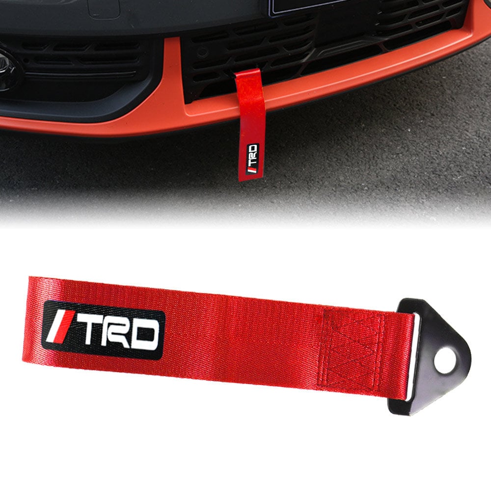 Brand New Trd High Strength Red Tow Towing Strap Hook For Front