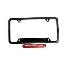 Load image into Gallery viewer, Brand New Universal 1PCS Mugen Power Glossy Black Metal License Plate Frame