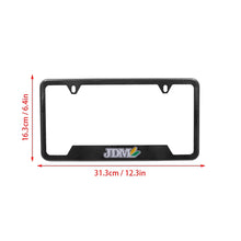 Load image into Gallery viewer, Brand New Universal 1PCS JDM BEGINNER LEAF Metal Carbon Fiber Style License Plate Frame