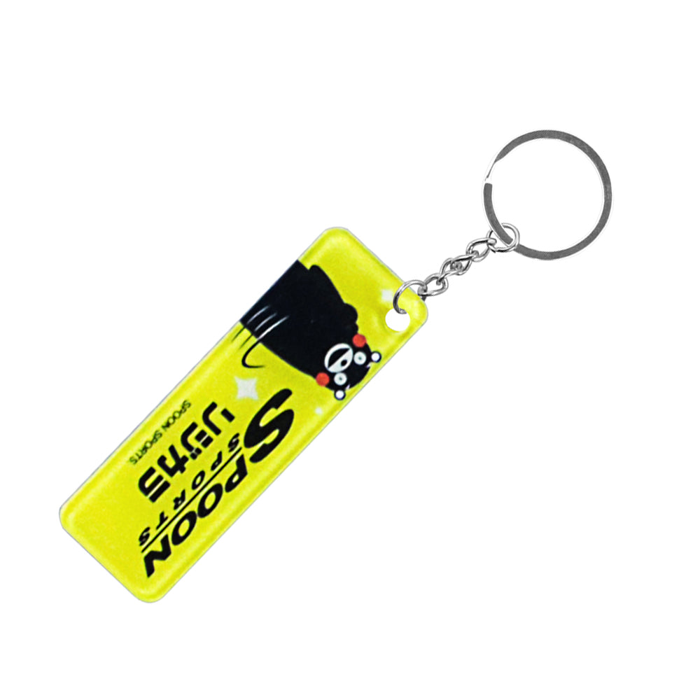 BRAND NEW SPOON SPORTS RACING JDM Racing Car Styling Keychain Drift Key Phone Holder