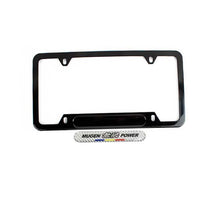 Load image into Gallery viewer, Brand New Universal 1PCS Mugen Power Glossy Black Metal License Plate Frame