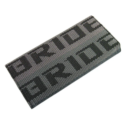 Brand New JDM Bride Racing Women's Ladies Wallet Clutch Trifold Fabric Leather Black Gradation