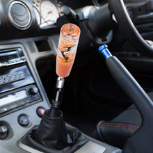 Load image into Gallery viewer, Brand New Glitter Orange Rose Flower Stick Shift Knob Automatic Gear Shifter