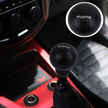 Load image into Gallery viewer, BRAND NEW UNIVERSAL MOMO Racing Universal Black Aluminum Round Shift Knob Lever Knob M8 M10 M12