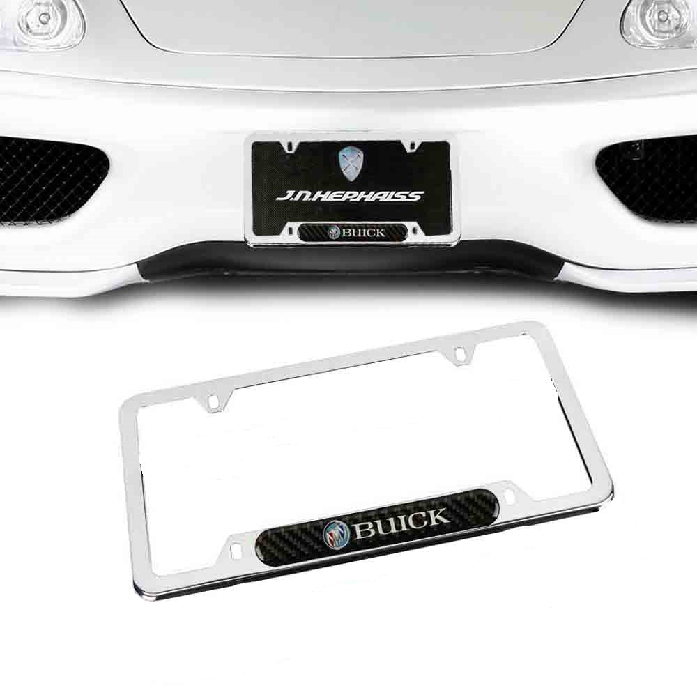 Brand New Universal 1PCS BUICK Chrome Metal License Plate Frame