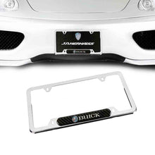 Load image into Gallery viewer, Brand New Universal 1PCS BUICK Chrome Metal License Plate Frame