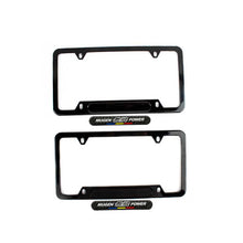 Load image into Gallery viewer, Brand New Universal 2PCS Mugen Glossy Black Metal License Plate Frame