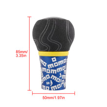 Load image into Gallery viewer, BRAND NEW UNIVERSAL MOMO ULTRA GRAFFITI SUEDE LEATHER MANUEL GEAR STICK SHIFT KNOB M8 M10 M12 M11 M12