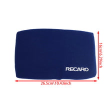 Load image into Gallery viewer, BRAND NEW 1PCS JDM RECARO Racing Blue Tuning Pad For Lumber Rest Cushion Bucket Seat Racing