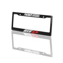 Load image into Gallery viewer, Brand New Universal 1PCS JDM INITIAL D AKINA SPEEDSTAR ABS Plastic Black License Plate Frame