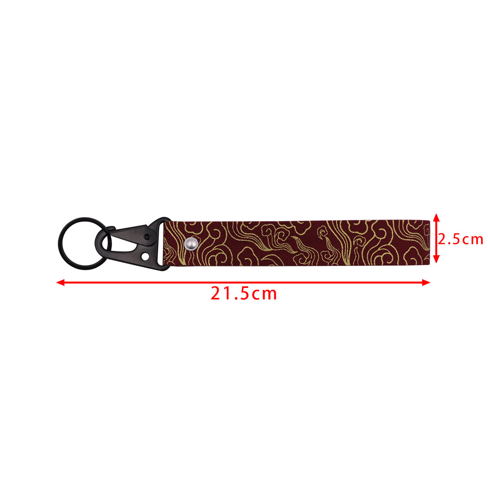 BRAND NEW JDM Sakura Cloud Racing Keychain Metal key Ring Hook Strap Lanyard Universal