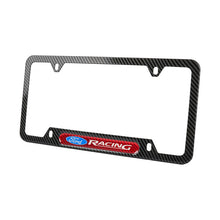 Load image into Gallery viewer, Brand New Universal 1PCS Ford Racing Carbon Fiber Look Metal License Plate Frame