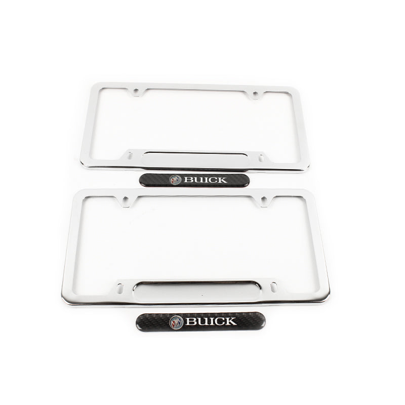 Brand New Universal 1PCS BUICK Chrome Metal License Plate Frame