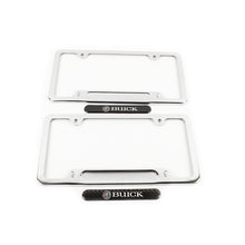 Load image into Gallery viewer, Brand New Universal 1PCS BUICK Chrome Metal License Plate Frame