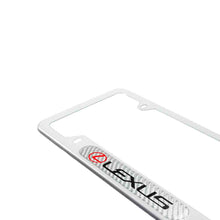 Load image into Gallery viewer, Brand New Universal 1PCS LEXUS Silver Metal License Plate Frame