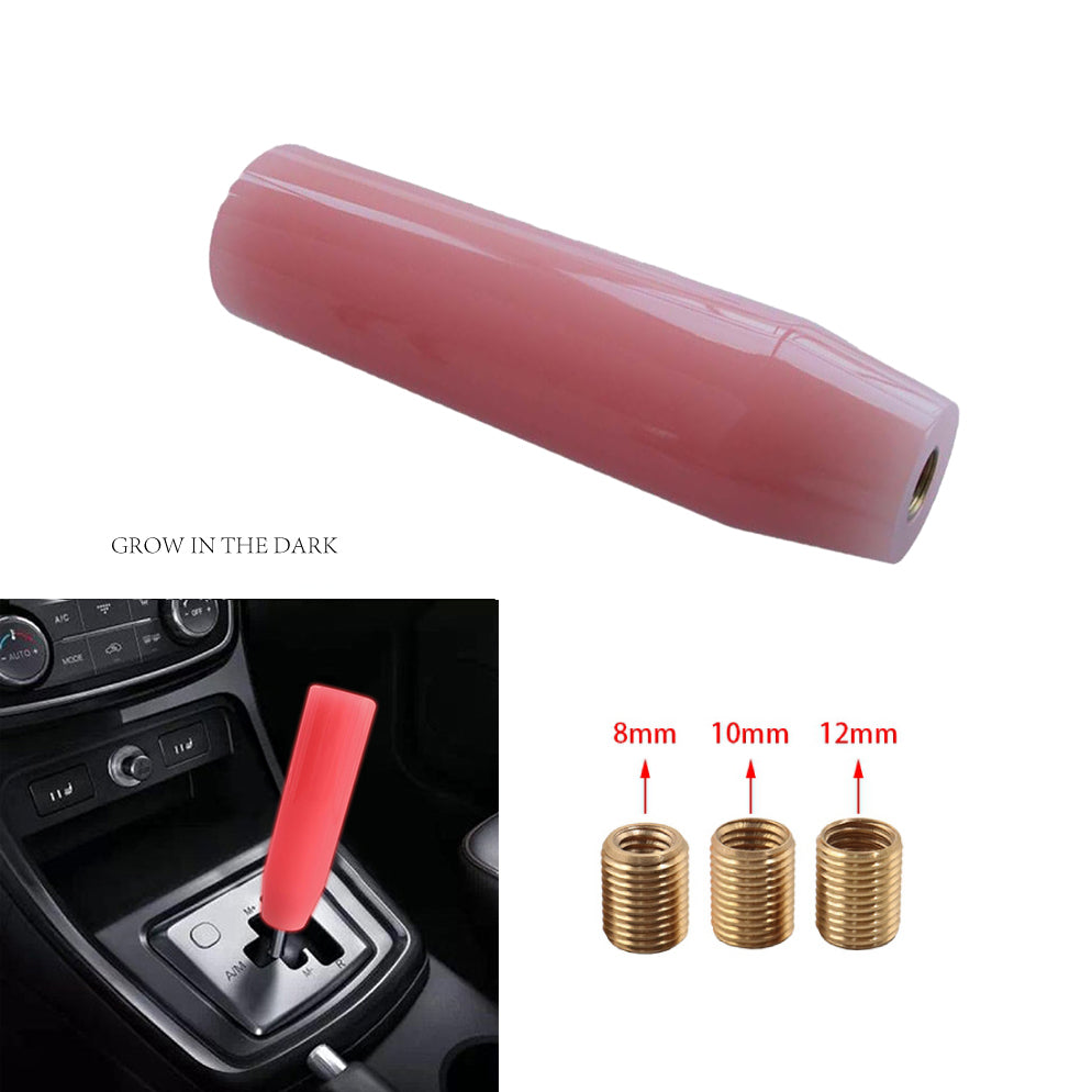 Brand New 15CM JDM Glow in the Dark Red Manual Car Gear Long Stick Shift Knob Shifter M8 M10 M12