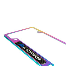 Load image into Gallery viewer, Brand New Universal 2PCS Mopar Neo Chrome Metal License Plate Frame