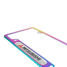 Load image into Gallery viewer, Brand New Universal 1PCS Mitsubishi Neo Chrome Metal License Plate Frame