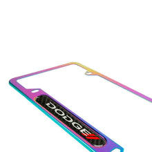 Load image into Gallery viewer, Brand New Universal 1PCS Dodge Neo Chrome Metal License Plate Frame