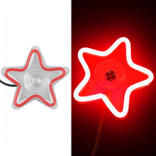 Load image into Gallery viewer, BRAND NEW UNIVERSAL STAR SHAPED RED LED Neon Flash Light Car Window Glow Electric Remote Control Lamp