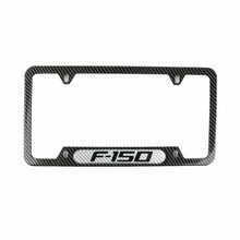 Load image into Gallery viewer, Brand New Universal 1PCS F-150 Carbon Fiber Look Metal License Plate Frame