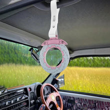 Load image into Gallery viewer, Brand New Brake Rotors Pink TSURIKAWA Ring Subway Train Bus Handle White Strap Charm Drift