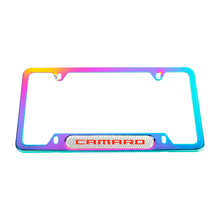 Load image into Gallery viewer, Brand New Universal 1PCS Camaro Neo Chrome Metal License Plate Frame