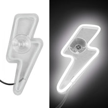 Load image into Gallery viewer, BRAND NEW UNIVERSAL LIGHTING SHAPED WHITE LED Neon Flash Light Car Window Glow Electric Remote Control Lamp