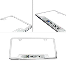 Load image into Gallery viewer, Brand New Universal 1PCS BUICK Chrome Metal License Plate Frame