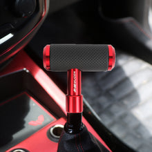 Load image into Gallery viewer, Brand New Universal MUGEN RED Aircraft Joystick Aluminum Leather Car Gear Shift Knob Shifter Lever Head M8 M10 M12