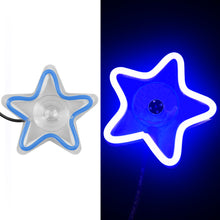 Load image into Gallery viewer, BRAND NEW UNIVERSAL STAR SHAPED BLUE LED Neon Flash Light Car Window Glow Electric Remote Control Lamp