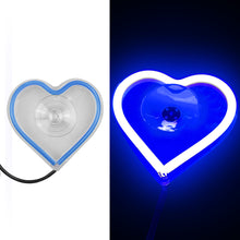 Load image into Gallery viewer, BRAND NEW UNIVERSAL LOVE HEART BLUE LED Neon Flash Light Car Window Glow Electric Remote Control Lamp