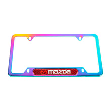 Load image into Gallery viewer, Brand New Universal 1PCS Mazda Neo Chrome Metal License Plate Frame