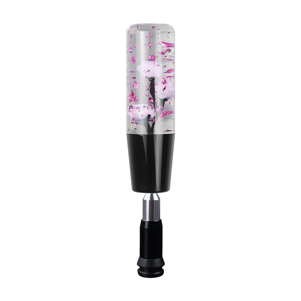 Brand New Glitter Light Pink Rose Flower Stick Shift Knob Automatic Gear Shifter