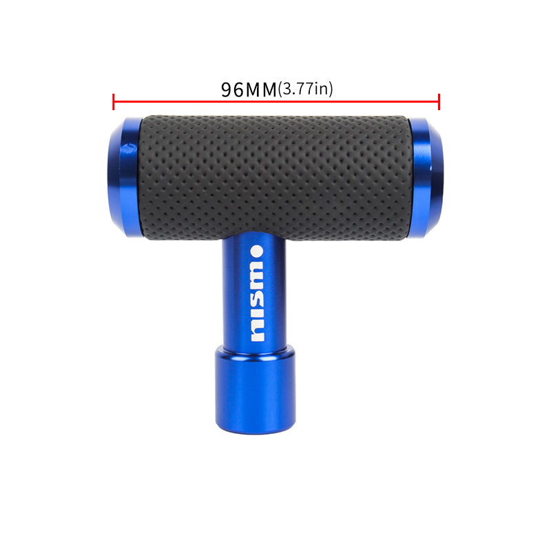 BRAND NEW NISMO BLUE Leather Car Shift Knob Aircraft Joystick Transmission Racing Gear M8 M10 M12