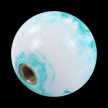 Load image into Gallery viewer, Brand New Universal Mix Pearl White/Teal Round Ball Shift Knob Car Gear MT Manual Shifter M8 M10 M12