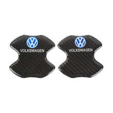 Load image into Gallery viewer, BRAND NEW UNIVERSAL 2PCS VOLKSWAGEN REAL CARBON FIBER ANTI-SCRATCH DOOR HANDLE PROTECTOR