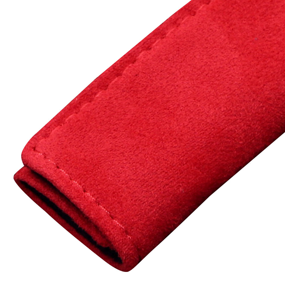 BRAND NEW UNIVERSAL JDM Bride Red Suede Roof Safety Handle Ceiling Handrail Cover Pull Handle Racing