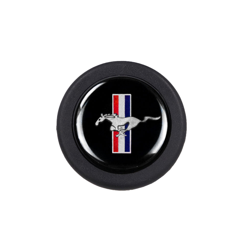 Brand New Universal Ford Mustang Car Horn Button Black Steering Wheel Horn Button Center Cap