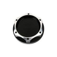 Load image into Gallery viewer, Brand New Nissan Black Engine Oil Cap With Real Carbon Fiber Black Domo Sticker Emblem