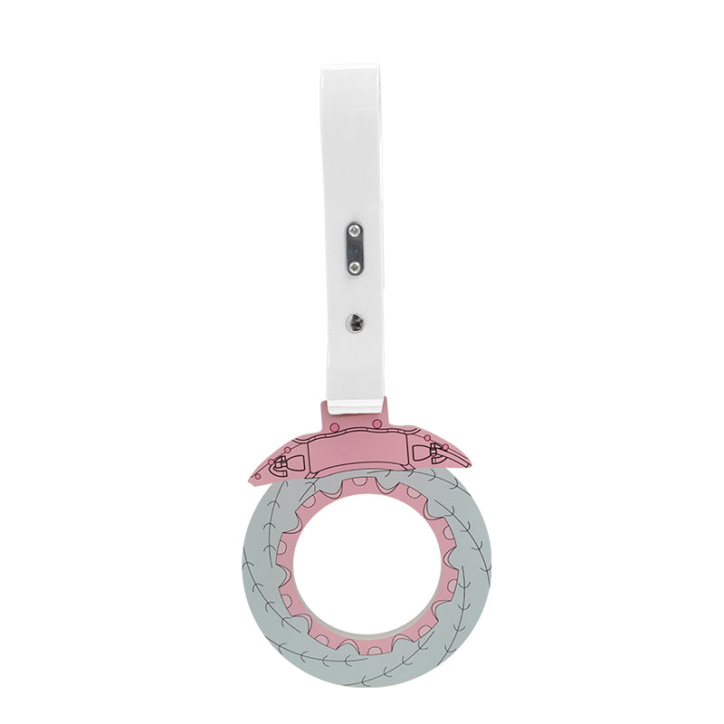 Brand New Brake Rotors Pink TSURIKAWA Ring Subway Train Bus Handle White Strap Charm Drift