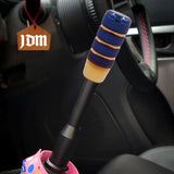 Brand New Universal Frosted Aluminum Burnt Blue Manual Car Gear MT Stick Shift Knob M8 M10 M12 & Black Shifter Extender Extension